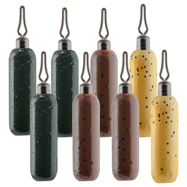 South Bend Drop Shot Weights Cylinder 3/16 Assorted Colors