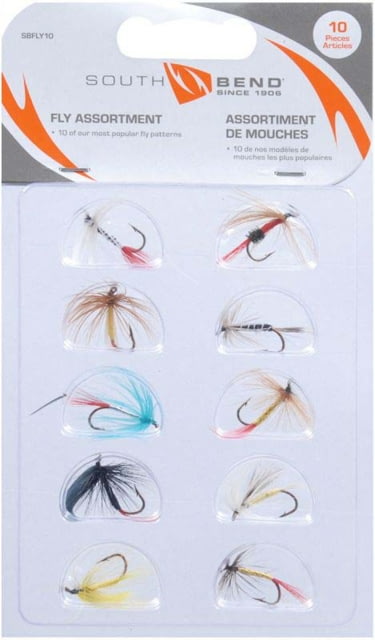 South Bend Flies Popular Assort 10 Pk