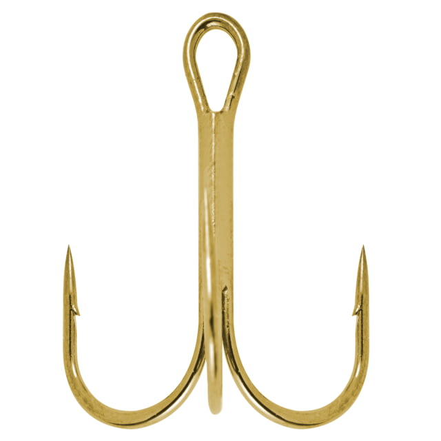 South Bend Gold Treble Hooks Size 16 4 per Pack