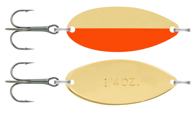 South Bend Kast-A-Way Shud-L Spoon 1/4oz Orange Gold