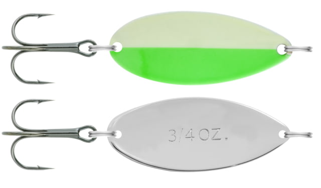 South Bend Kast-A-Way Shud-L Spoon 3/4oz Glow Lime