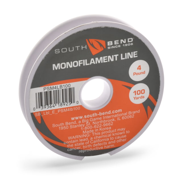 South Bend Pony Spool Mono 4Lb 100 Yd