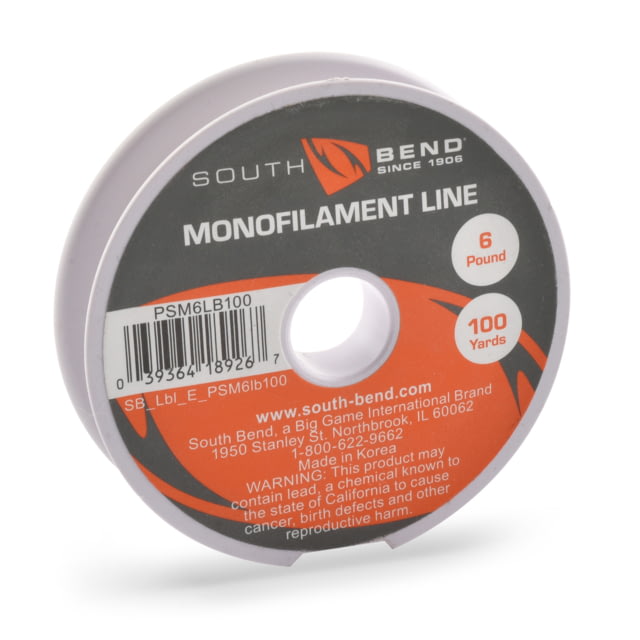 South Bend Pony Spool Mono 6Lb 100 Yd
