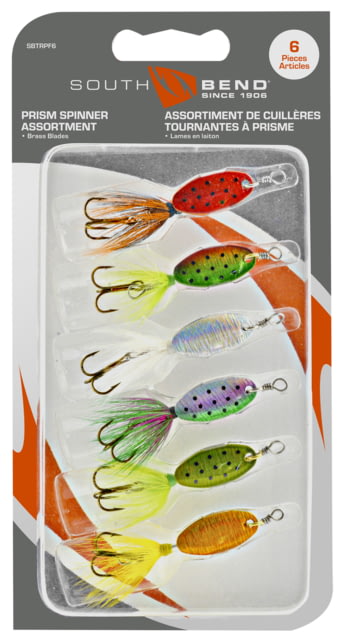 South Bend Prism Spinner 6 Pack
