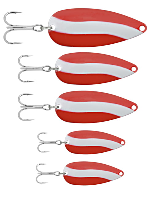 South Bend Red&White Spoons 5pk