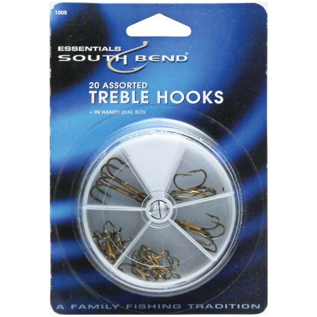 South Bend Treble Hooks Assorted