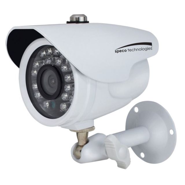 Speco Tech 2MP Color Waterproof Marine Bullet Camera w/IR 10' Cable 3.6mm Lens White Housing HD-TV1