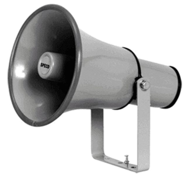 Speco Tech Weatherproof PA Speaker w/Transformer 8.5"