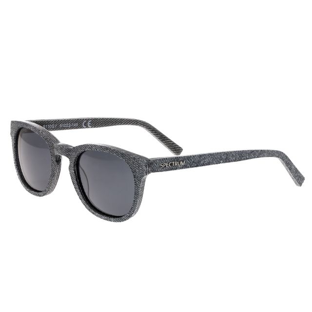 Spectrum Sunglasses North Shore Polarized Denim Sunglasses Grey / Black