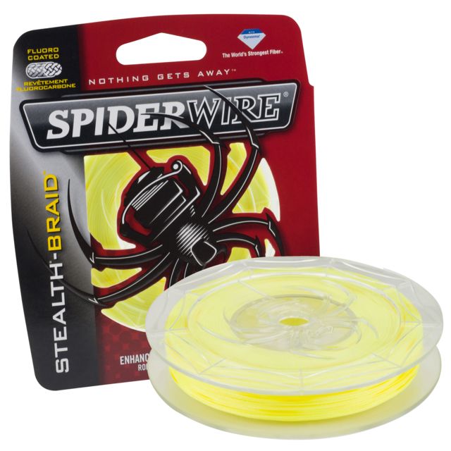 Spiderwire  Stealth HiVisYellow 80lb 200yd 1374594