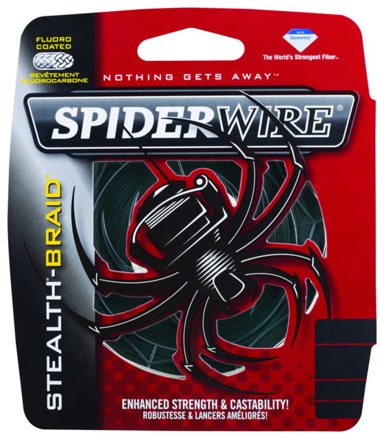 Spiderwire Stealth Braided Line 10/2lb/Dia 125yd Filler Spool Moss Green
