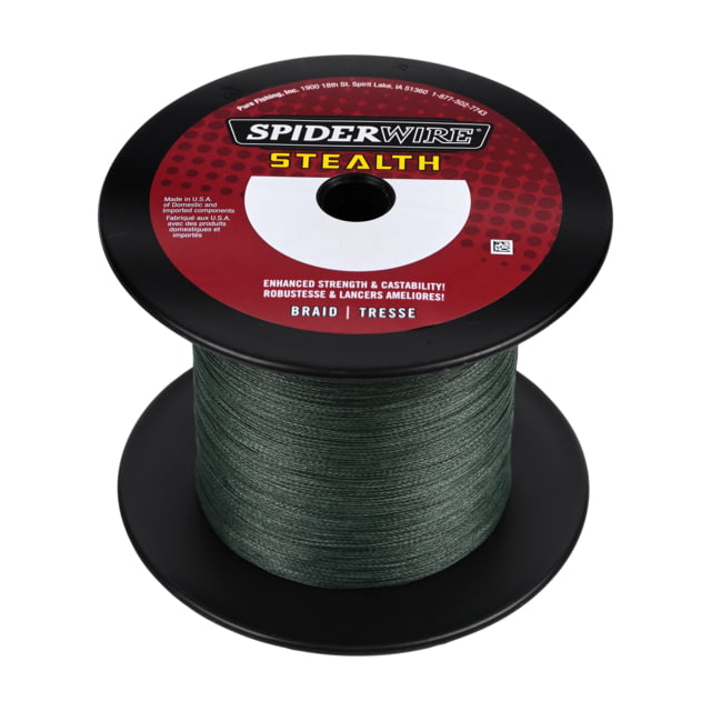 Spiderwire Spiderwire Stealth Superline 0.013in/0.33mm 40lb/18.1kg d/2743m 12lb Moss Green
