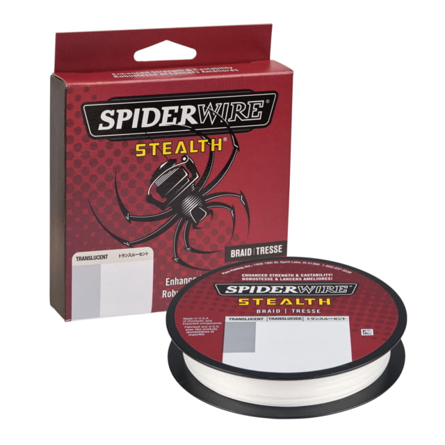 Spiderwire Stealth Translucent Superline 0.005in/0.12mm 6lb/2.7kg 125yd/114m 1lb Translucent