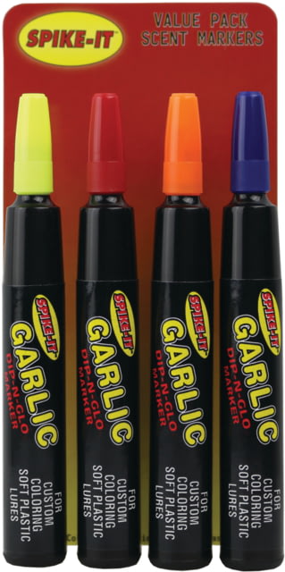 Spike It Marker Set Garlic Chart/Red/Orange/Blue 4pk