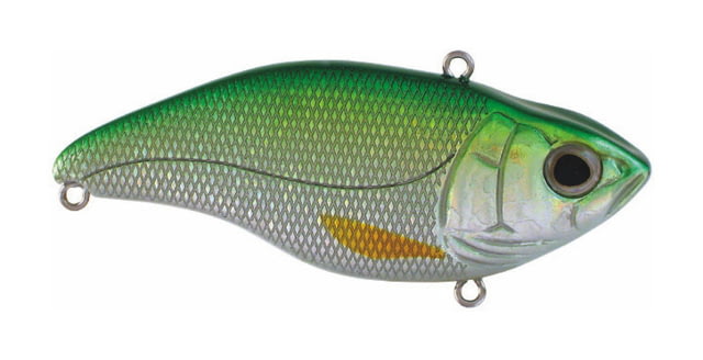 Spro Aruku Shad 75 Lipless Rattle Crankbait Sinking Green Shiner 3in 5/8oz