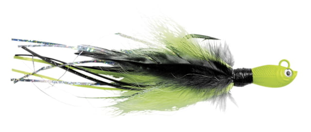 Spro Power Bucktail Custom Crazy Chart/Black 2 oz
