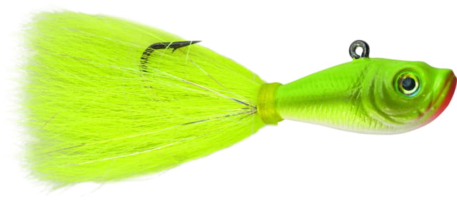 Spro Prime Bucktail Jig 1/4oz 2/0 Hook Crazy Chartreuse