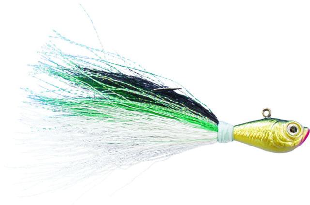 Spro Prime Bucktail Jig 1/4oz 2/0 Hook Green Shad