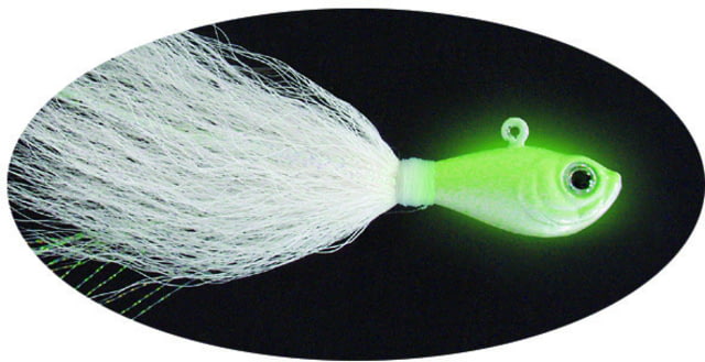 Spro Prime Bucktail Jig 1oz 6/0 Hook Glow