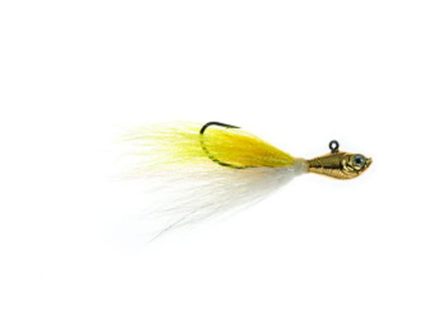 Spro Prime Bucktail Jig 2oz 7/0 Hook Chrome Gold