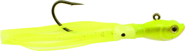 Spro Squidtail Jig 1oz Crazy Chartreuse