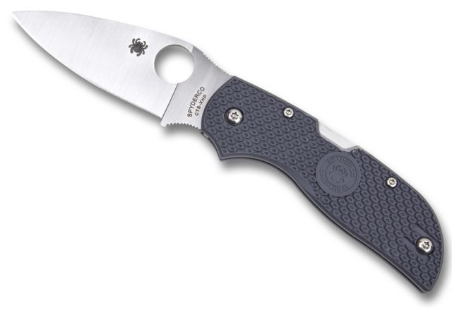 Spyderco Chaparral Folding Knife FRN Handle Gray