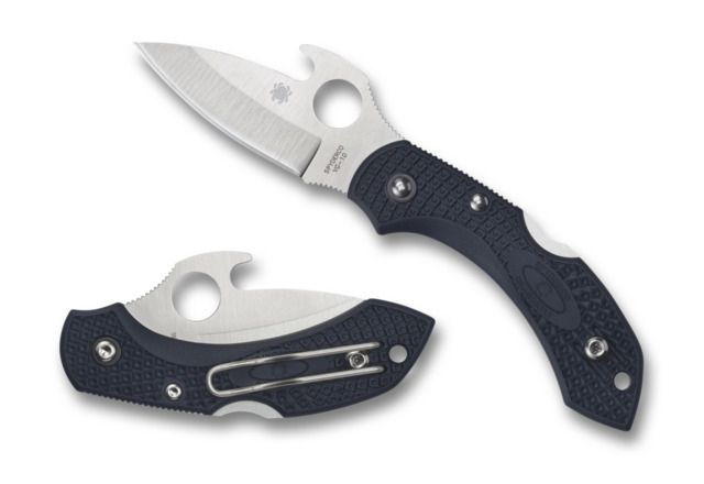 Spyderco Dragonfly 2 Emerson Opener Plain Edge Folding Knife Gray