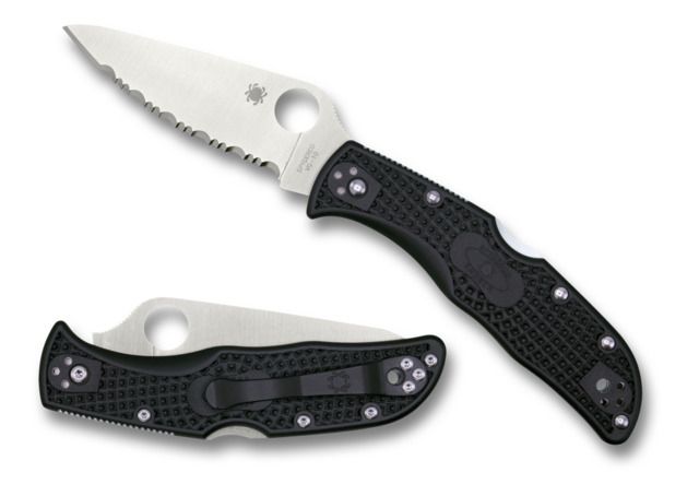 Spyderco Endela Spyder Edge Folding Knife Black