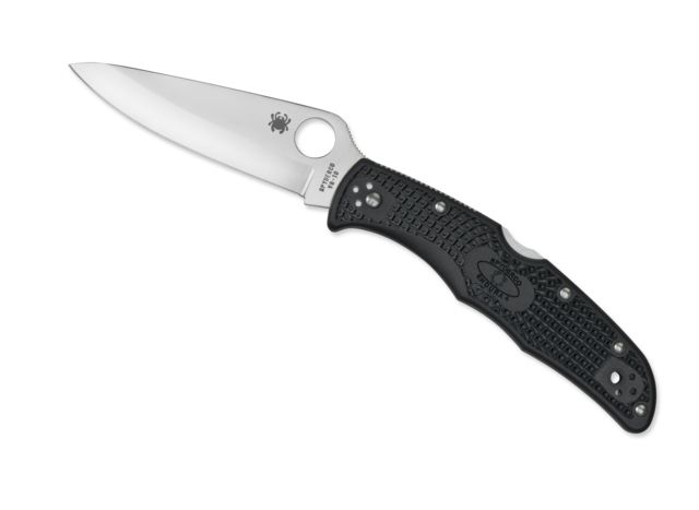 Spyderco Endura4 Lightweight Black FRN Handle FE Silver Blade Fold Knife