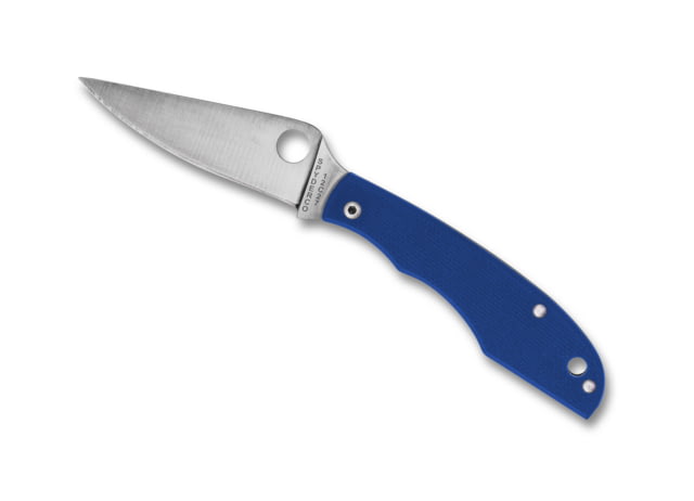 Spyderco Grasshopper Folding Knife 2.28 in 12c27 Blue G10