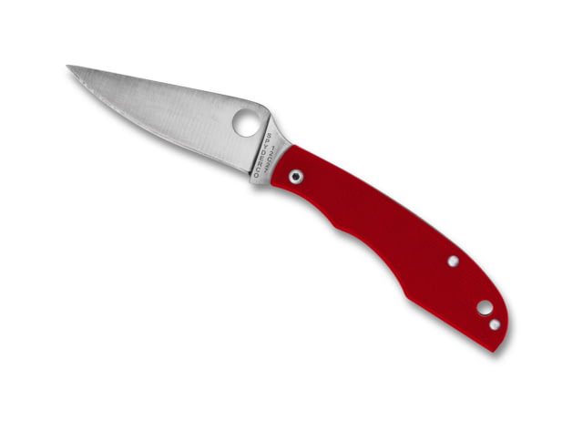 Spyderco Grasshopper Folding Knife 2.28 in 12c27 Red G10