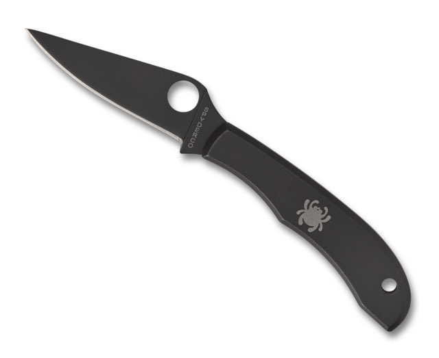 Spyderco HoneyBee SS Folding Pocket Knife 1.67in Blade Length C137P Steel Stainless Black