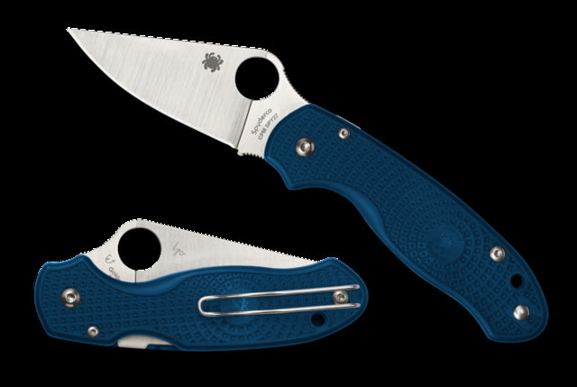 Spyderco Para 3 CPM SPY27 Folding Knife 2.92in FRN Blue