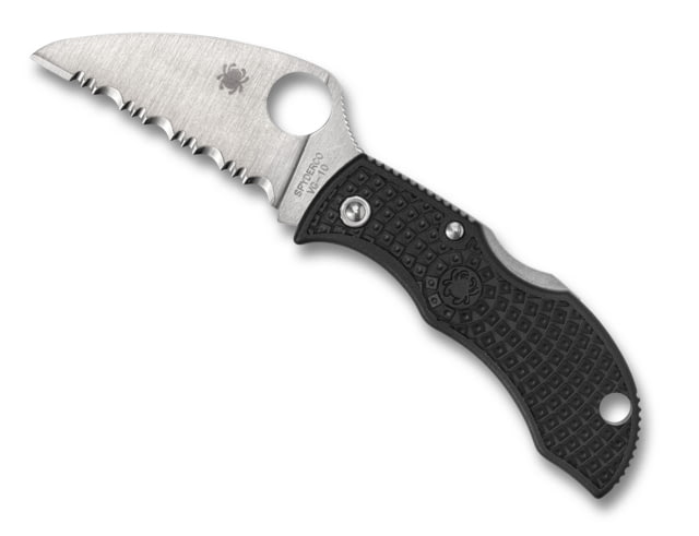 Spyderco Manbug 1.91in Folding Knife VG-10 Wharncliffe Black