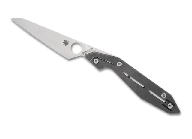 Spyderco NAND Folding Knife 3.19 in M398 Grey Titanium