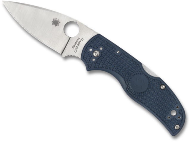 Spyderco Native 5 Folding Knife 2.95in CPM SPY27 Steel Leaf Blade FRN Handle Cobalt Blue