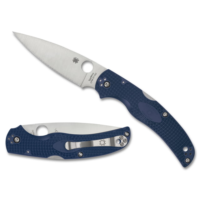 Spyderco Native Chief Folding Knife 4.02 in CPM 110V Blue Fiberglass Reinforced Nylon