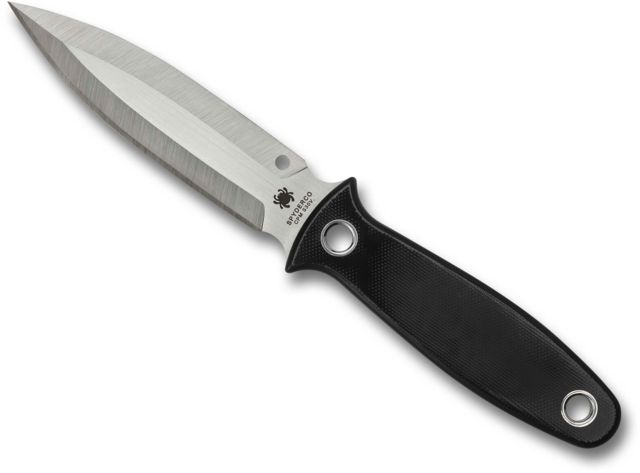 Spyderco Nightstick Fixed Blade Knife 4.14in CPM-S30V G10 Black G-10