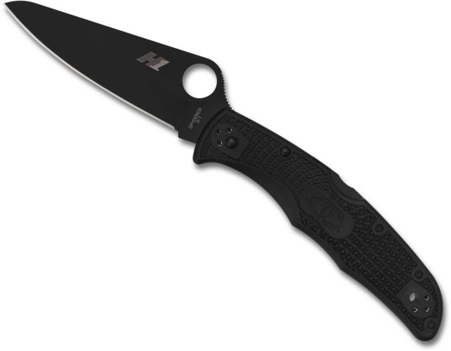 Spyderco Pacific Salt 2 Folding Knife 3.78in H-1 FRN Plain Black