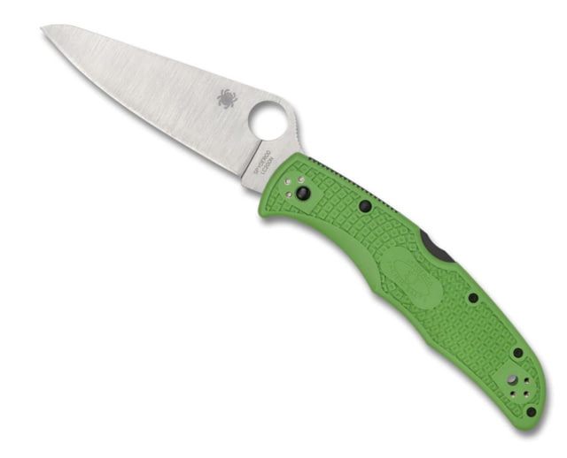 Spyderco Pacific Salt 2 Folding Knife 3.78in H-1 FRN Plain Green