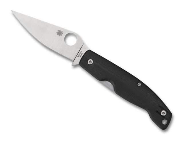Spyderco Pattadese Folding Knife 3.16in Blade M390 Steel Black