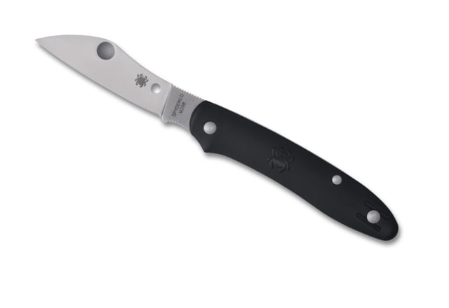 Spyderco Roadie XL Folding Knife 2.76 in M398 Black Fiberglass Reinforced Nylon