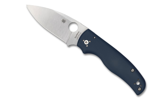 Spyderco Shaman Folding Knife 3.58 in CPM SPY27 Blue G10