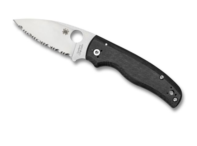 Spyderco Shaman G-10 SpyderEdge Folding Knife Black
