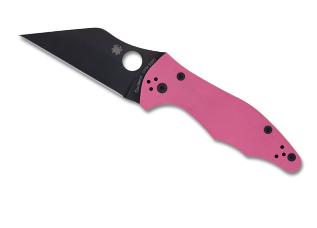 Spyderco Yojimbo 2 Folding Knife 3.19 in CPM-S30V Steel Pink G10