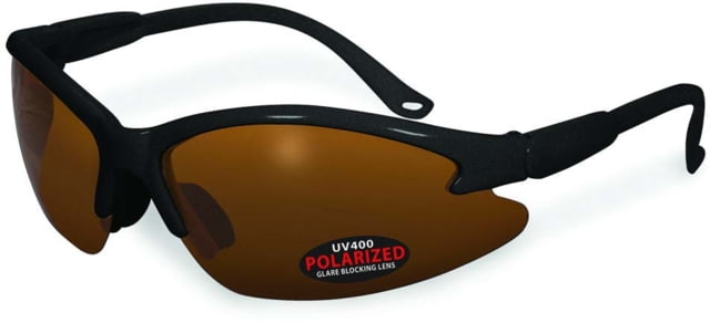 SSP Eyewear Cowlitz Polarized Sunglasses Black Frame Bronze Lens COWLITZ BLK BRZ