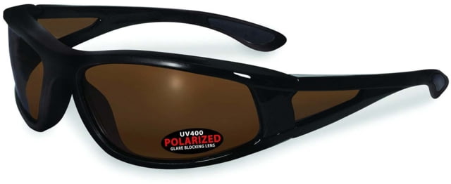 SSP Eyewear Puyallup Polarized Sunglasses Black Frame Bronze Lens PUYALLUP BLK BRZ