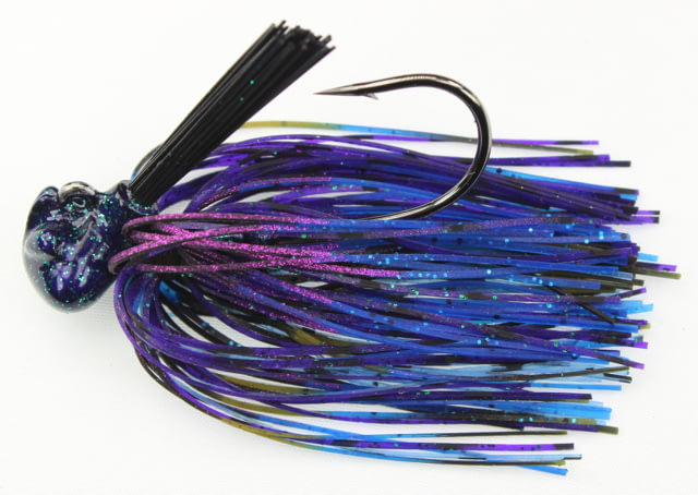 Stanley Jigs 1/2 oz. Stanley's Stand-Up Football Jig Hand Tied Purple Neonz