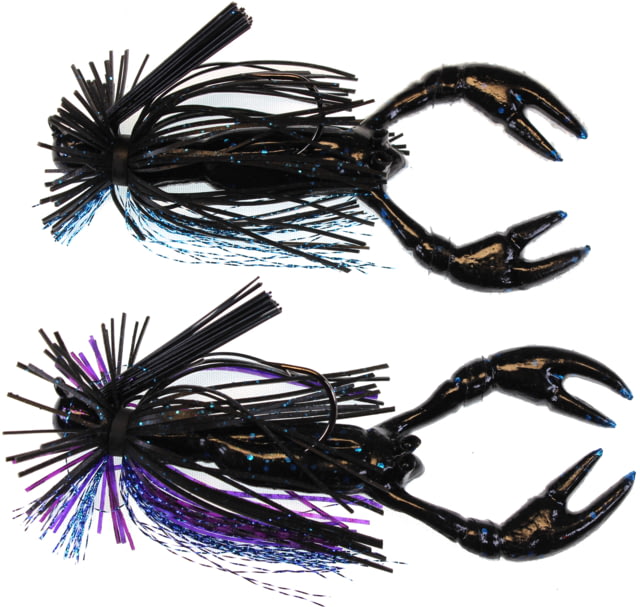 Stanley Jigs Finesse Jig Black Blue 1/8oz 2 per Pack