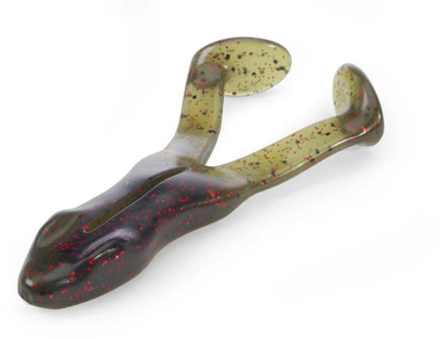 Stanley Jigs The Original Ribbit Frog Unrigged Floating Watermelon Red Flake 8 1/2in